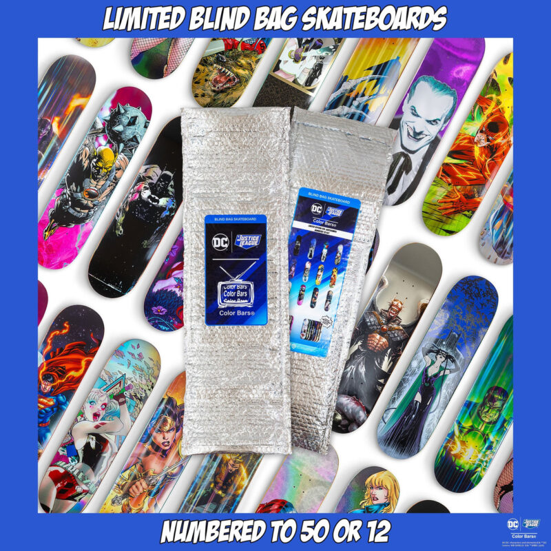 DC Comics Blind Bag Skateboard Deck - Color Bars
