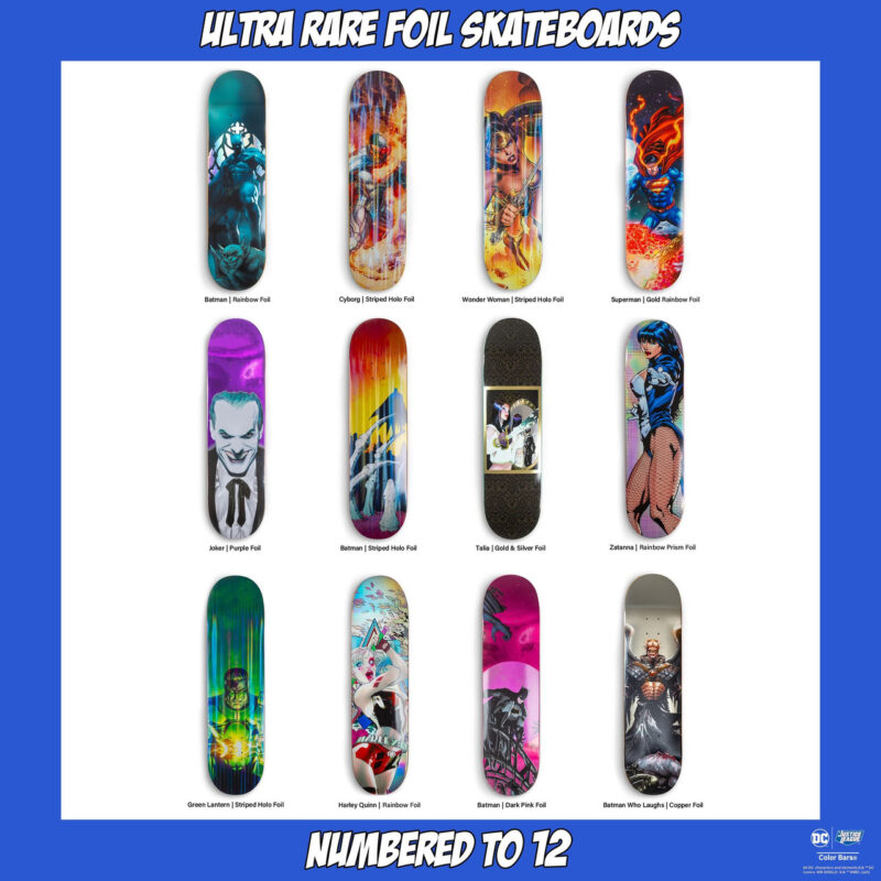 DC Comics Blind Bag Skateboard Deck - Color Bars - Image 4