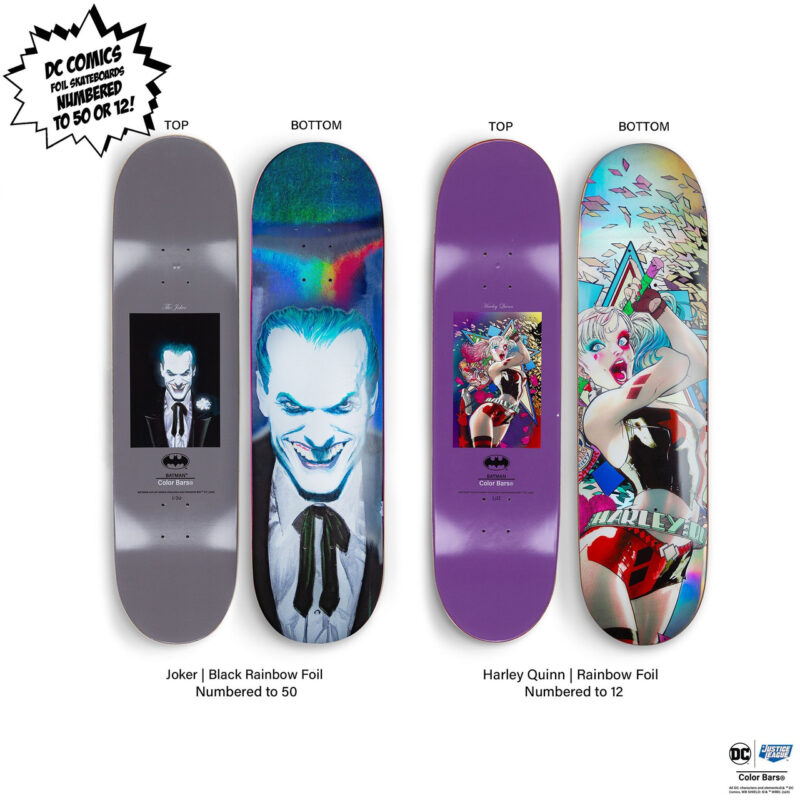 DC Comics Blind Bag Skateboard Deck - Color Bars - Image 5