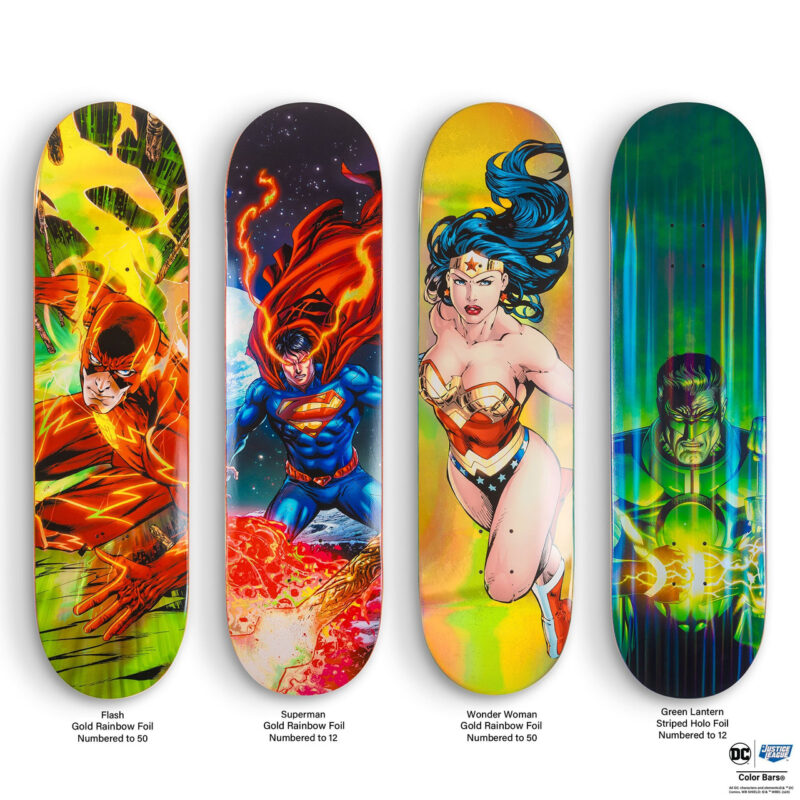 DC Comics Blind Bag Skateboard Deck - Color Bars - Image 6