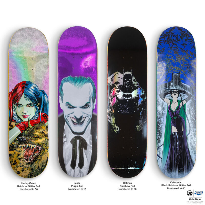 DC Comics Blind Bag Skateboard Deck - Color Bars - Image 7